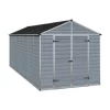 8x16ft Palram SkyLight Dark Grey Apex Shed -Garden Furniture Store 12807311 9354831948673892