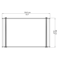 Palram - Canopia Canopy Neo 1350 Grey Twinwall 15 Palram - Canopia Canopy Neo 1350 Grey Twinwall -Garden Furniture Store 12807312 1254833218227989