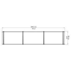 Palram - Canopia Canopy Neo 4050 Grey Twinwall -Garden Furniture Store 12807430 1344832959656396