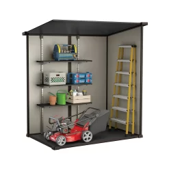 Keter Manor 6 X 4ft Outdoor Garden Pent Storage Shed - Beige/Brown -Garden Furniture Store 12808002 1285036177117919