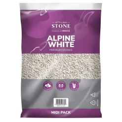 Stylish Stone Premium Alpine White Chippings - Midi Pack - 9kg -Garden Furniture Store 12808258 1944902947347578