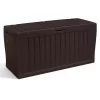 Keter Marvel Plus Outdoor Garden Storage Box 270L - Brown -Garden Furniture Store 12808515 1524900023225876