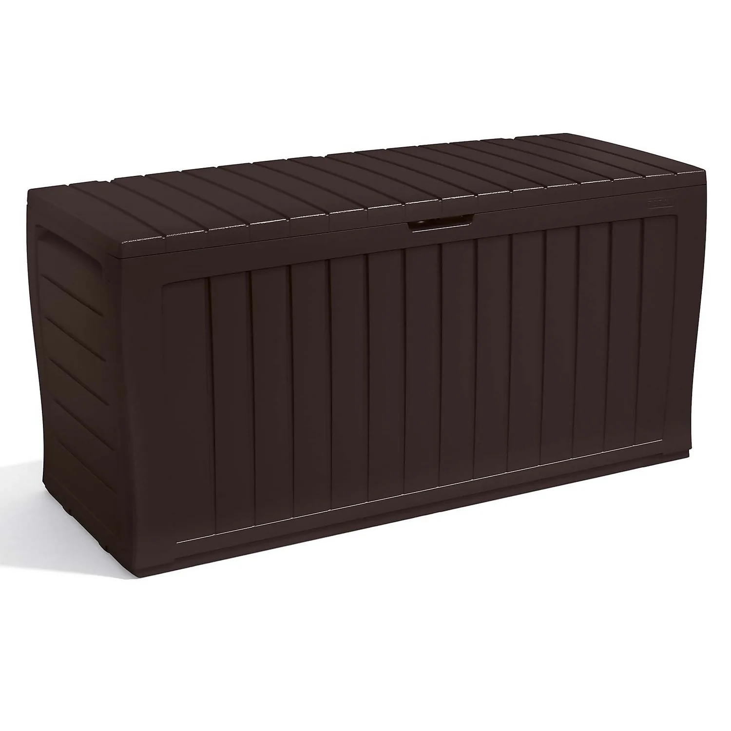 Keter Marvel Plus Outdoor Garden Storage Box 270L - Brown 3 Keter Marvel Plus Outdoor Garden Storage Box 270L - Brown