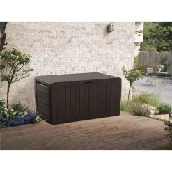 Keter Marvel Plus Outdoor Garden Storage Box 270L - Brown 14 Keter Marvel Plus Outdoor Garden Storage Box 270L - Brown -Garden Furniture Store 12808515 1794900060806534