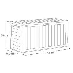 Keter Marvel Plus Outdoor Garden Storage Box 270L - Brown 21 Keter Marvel Plus Outdoor Garden Storage Box 270L - Brown -Garden Furniture Store 12808515 2804900072272276