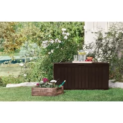 Keter Marvel Plus Outdoor Garden Storage Box 270L - Brown 15 Keter Marvel Plus Outdoor Garden Storage Box 270L - Brown -Garden Furniture Store 12808515 7684900072042860
