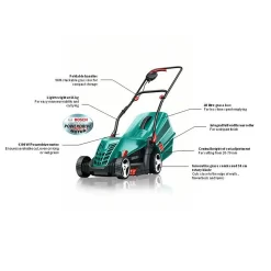 Bosch 1300W Rotak 34-13 Electric Lawn Mower - 34cm -Garden Furniture Store 12809318 6605027558834463