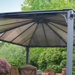 Palram - Canopia Monaco Hexagonal Garden Gazebo Grey 16 Palram - Canopia Monaco Hexagonal Garden Gazebo Grey -Garden Furniture Store 12810973 6544924172961429