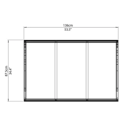 Palram - Canopia Canopy Venus 1350 Clear -Garden Furniture Store 12810976 4564833200882271