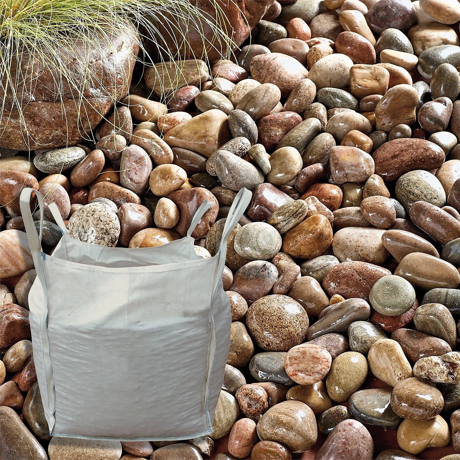 Stylish Stone Premium Scottish Cobbles - Bulk Bag 750 Kg 3 Stylish Stone Premium Scottish Cobbles - Bulk Bag 750 Kg