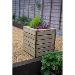 Forest Garden Wooden Linear Square Planter -Garden Furniture Store 12812751 1384833220936671