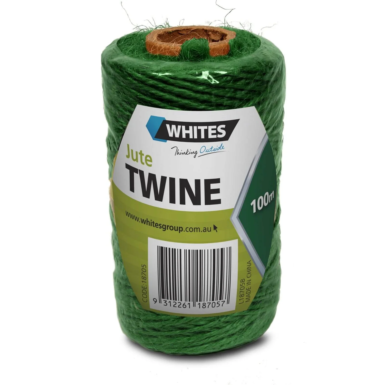 Whites Jute Garden Twine - Green / 100m 3 Whites Jute Garden Twine - Green / 100m