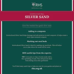 RHS Horticultural Silver Sand - Large - 20kg -Garden Furniture Store 12813004 1294857553826964