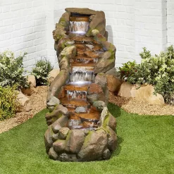 Stylish Fountains Bustling Waters Including LED Lights 11 Stylish Fountains Bustling Waters Including LED Lights -Garden Furniture Store 12814089 1844957312425579