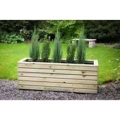 Forest Garden Wooden Linear Long Planter