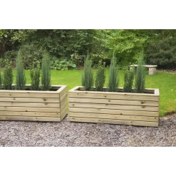 Forest Garden Wooden Linear Long Planter -Garden Furniture Store 12814335 4764832957719956