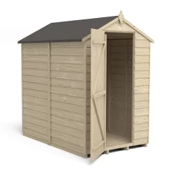 Forest 6 X 4ft Overlap Pressure Treated Apex Shed - No Window Incl. Installation 15 Forest 6 X 4ft Overlap Pressure Treated Apex Shed - No Window Incl. Installation -Garden Furniture Store 12814910 1724832993172714