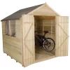 7x7ft Forest Wooden Overlap Pressure Treated Apex Shed -incl. Installation -Garden Furniture Store 12814920 2114845696809466