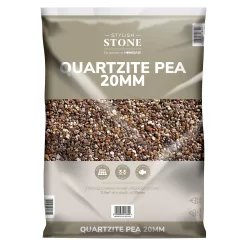 Stylish Stone Premium Quartzite Pea 20mm - Large Pack - 19kg -Garden Furniture Store 12815202 1734902949178376