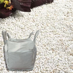 Stylish Stone Premium Alpine White Chippings - Bulk Bag 750 Kg