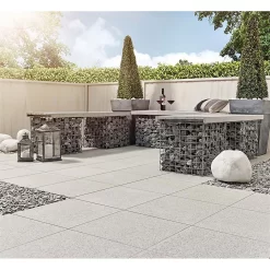 Stylish Stone Granite Paving 400 X 400mm - Light Grey -Garden Furniture Store 12817633 1904978100563170