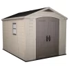 Keter Factor 8 X 11ft Outdoor Garden Apex Storage Shed - Beige/Brown 1 Keter Factor 8 X 11ft Outdoor Garden Apex Storage Shed - Beige/Brown -Garden Furniture Store 12817718 1314895623388619