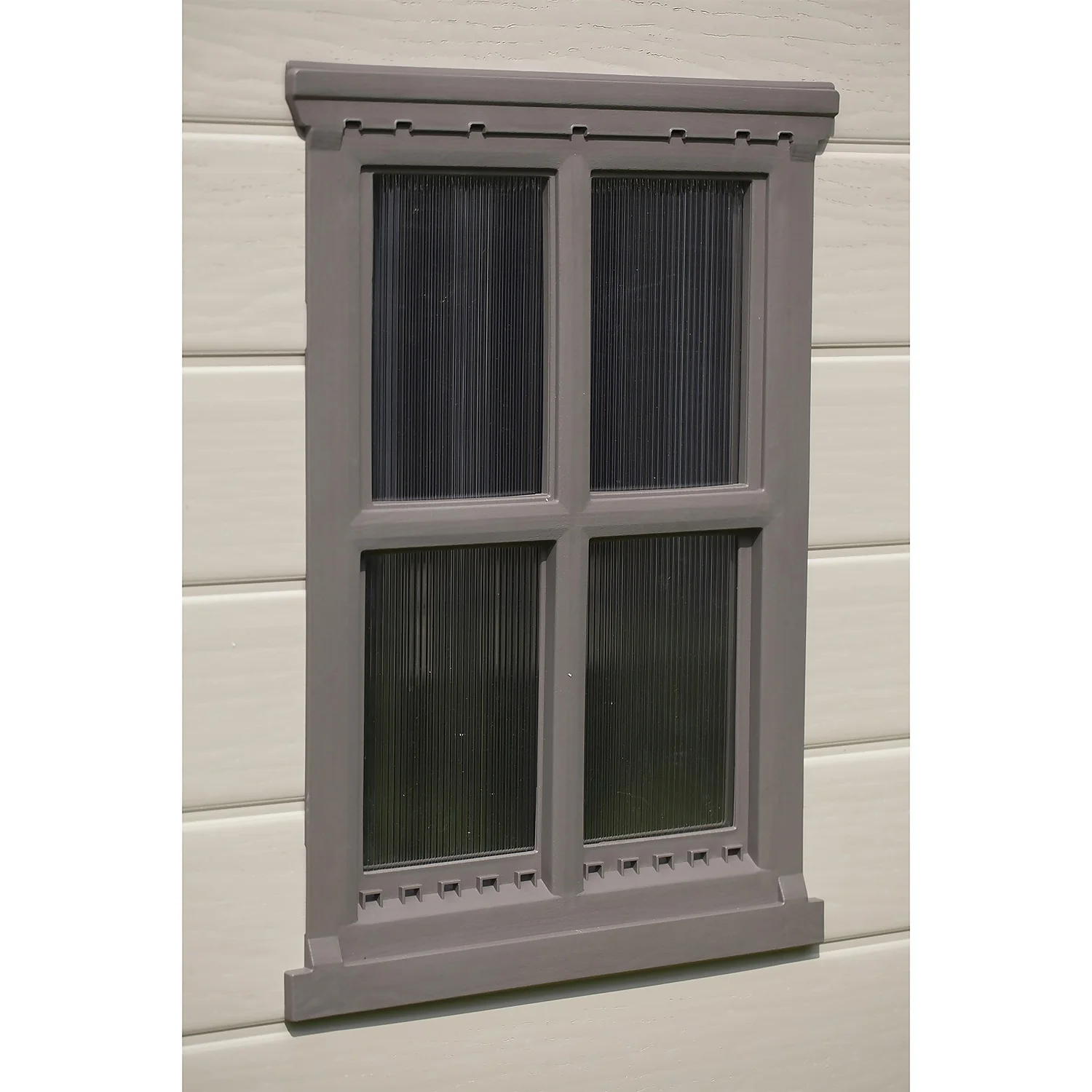 Keter Factor 8 X 11ft Outdoor Garden Apex Storage Shed - Beige/Brown 10 Keter Factor 8 X 11ft Outdoor Garden Apex Storage Shed - Beige/Brown - Image 8