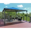 Palram - Canopia Palermo 4300 Garden Gazebo Grey -Garden Furniture Store 12819403 1504893347366517