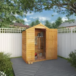 Mercia 5x3ft Overlap Apex Windowless Wooden Shed 13 Mercia 5x3ft Overlap Apex Windowless Wooden Shed -Garden Furniture Store 12819793 1865012836088820