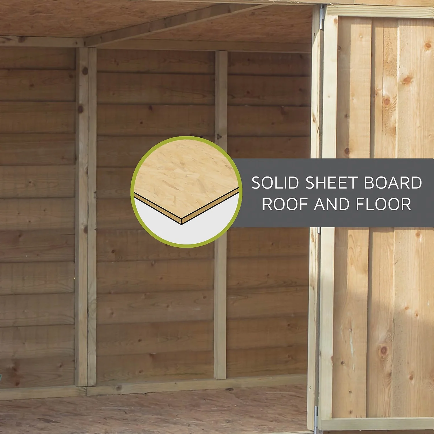 Mercia 6 X 3ft Overlap Pent Bike Shed 11 Mercia 6 X 3ft Overlap Pent Bike Shed - Image 9