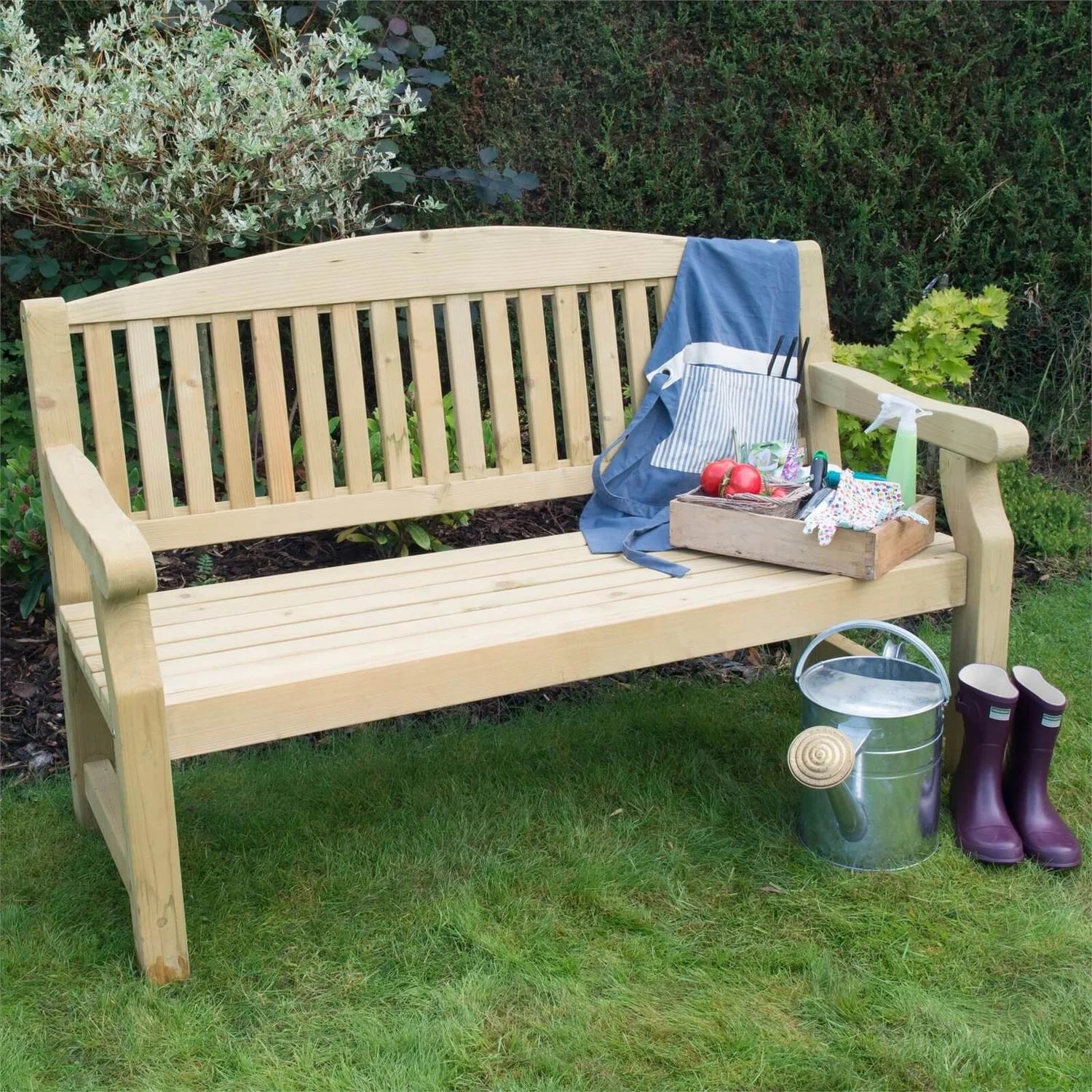 Forest Harvington 5ft Bench 3 Forest Harvington 5ft Bench
