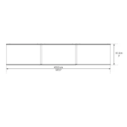 Palram - Canopia Canopy Aquila 4500 Grey Clear -Garden Furniture Store 12821839 6394833199766949