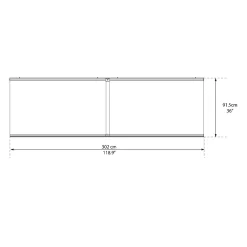 Palram - Canopia Canopy Aquila 3000 Grey Clear -Garden Furniture Store 12821841 9074833200152815
