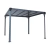 Palram - Canopia Milano 3000 Garden Gazebo Grey Bronze -Garden Furniture Store 12821927 9304831431849888