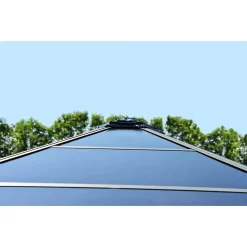 Palram - Canopia Roma Hexagonal Garden Gazebo Grey -Garden Furniture Store 12821930 1404833174889818