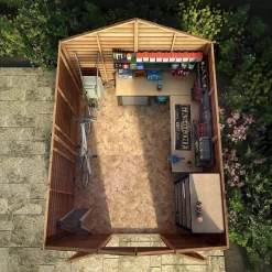 Mercia 10 X 8ft Overlap Double Door Apex Windowless Shed 14 Mercia 10 X 8ft Overlap Double Door Apex Windowless Shed -Garden Furniture Store 12822434 1085033314241196