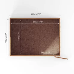 Mercia 8 X 6ft Overlap Reverse Apex Shed -Garden Furniture Store 12822435 1575033256603246