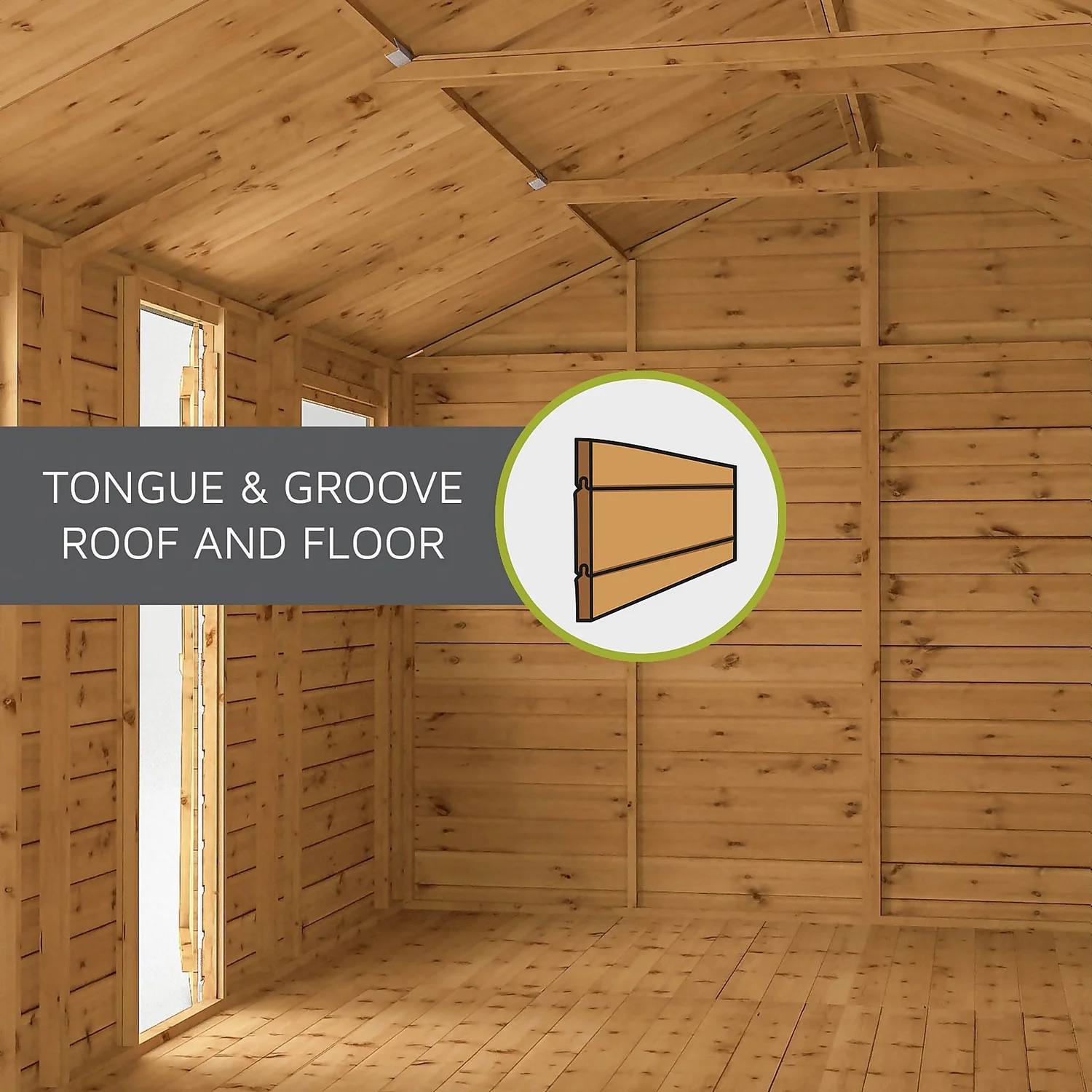 Mercia 10 X 8ft Traditional Summerhouse - Installation Included 10 Mercia 10 X 8ft Traditional Summerhouse - Installation Included - Image 8