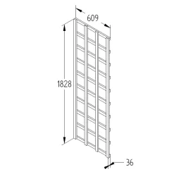Heavy Duty Trellis - 61cm - Pack Of 10 11 Heavy Duty Trellis - 61cm - Pack Of 10 -Garden Furniture Store 12823391 1264833219889998