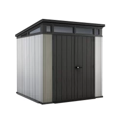 Keter Artisan 7 X 7ft Outdoor Garden Storage Pent Shed - Grey