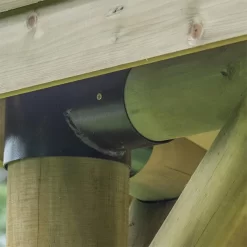 Forest (Installation Included) Thatch Roof Furnished Gazebo - 3.6m - Green -Garden Furniture Store 12823704 1944833218814408