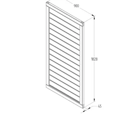 Horizontal Tongue & Groove Gate - 6ft -Garden Furniture Store 12823706 1844833216582138