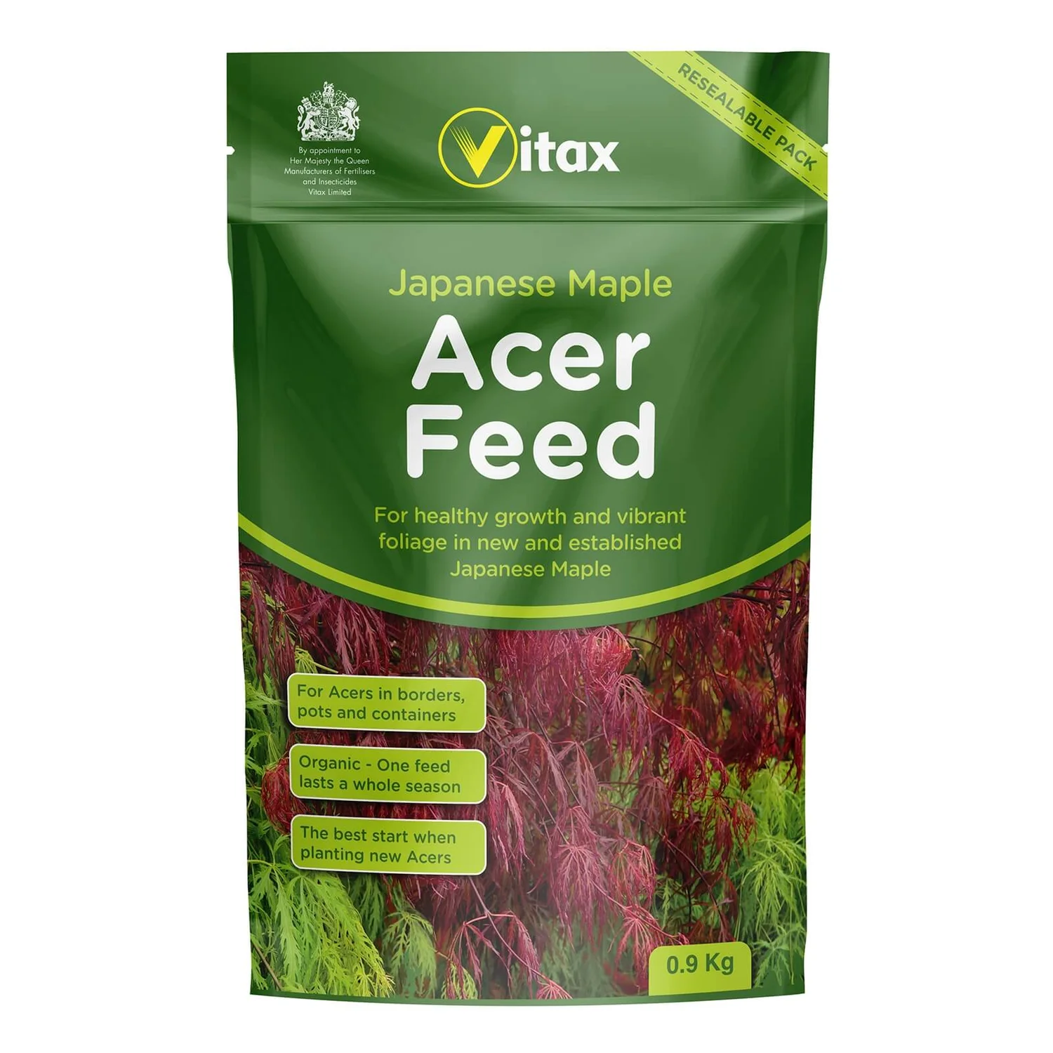 Vitax Acer Fertiliser Pouch 0.9kg 3 Vitax Acer Fertiliser Pouch 0.9kg