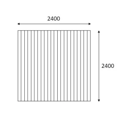 None Swift Deck Complete Decking Kit - 2.4 X 2.4m -Garden Furniture Store 12826408 1904833221968833