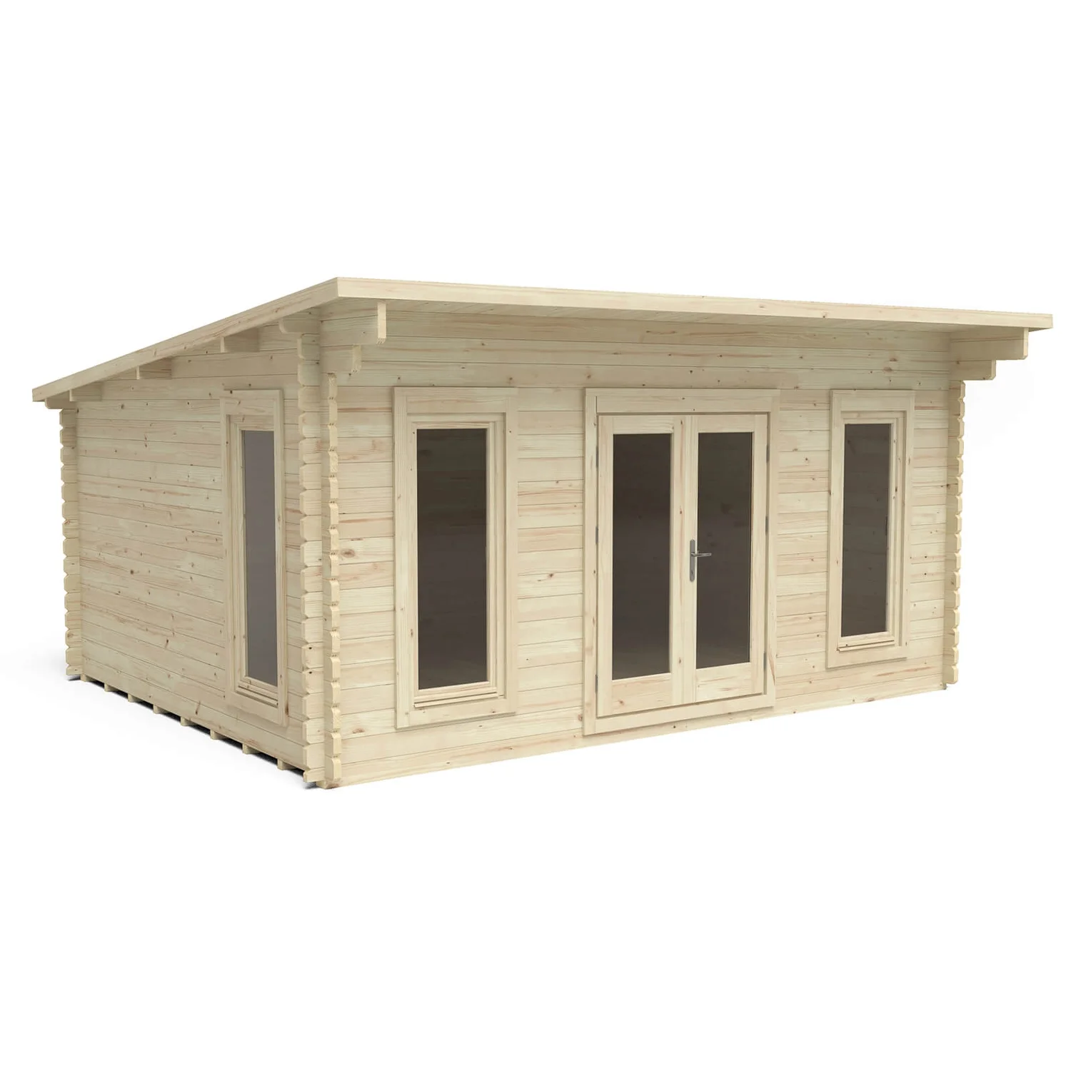 Forest Mendip 5.0m X 4.0m Log Cabin Double Glazed, 24kg Polyester Felt, Plus Underlay 4 Forest Mendip 5.0m X 4.0m Log Cabin Double Glazed, 24kg Polyester Felt, Plus Underlay - Image 2
