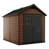 Keter Newton 7.5 X 9ft Outdoor Plastic Garden Storage Shed - Brown 2 Keter Newton 7.5 X 9ft Outdoor Plastic Garden Storage Shed - Brown -Garden Furniture Store 12833042 9934899308780211
