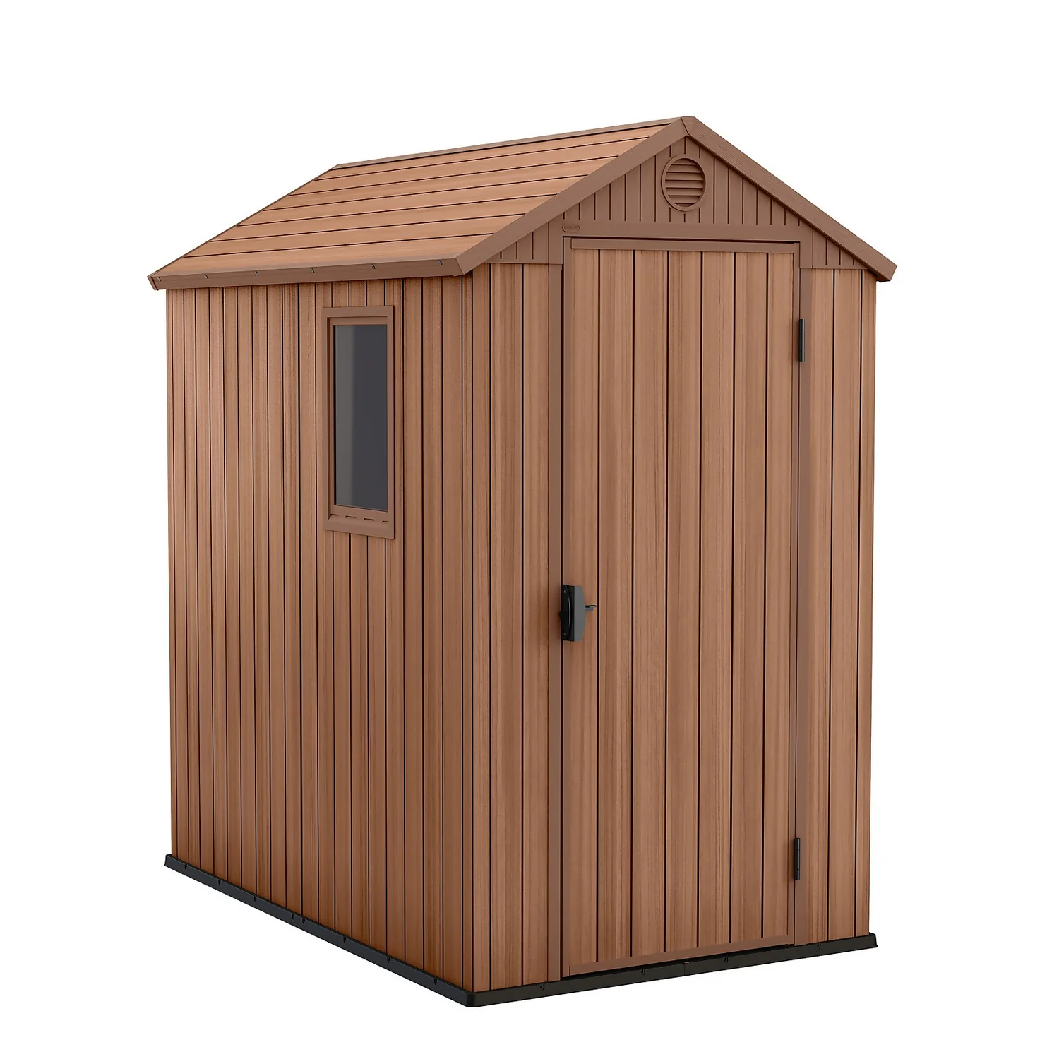 Keter Darwin 6 X 4ft Outdoor Garden Apex Storage Shed - Brown 3 Keter Darwin 6 X 4ft Outdoor Garden Apex Storage Shed - Brown