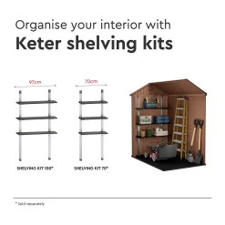 Keter Darwin 6 X 4ft Outdoor Garden Apex Storage Shed - Brown 20 Keter Darwin 6 X 4ft Outdoor Garden Apex Storage Shed - Brown -Garden Furniture Store 12833043 5775036178043584