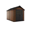 Keter Newton 7.5 X 11ft Outdoor Plastic Garden Storage Shed - Brown 1 Keter Newton 7.5 X 11ft Outdoor Plastic Garden Storage Shed - Brown -Garden Furniture Store 12833045 1214843484990424