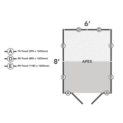 Forest 8 X 6ft Overlap Pressure Treated Apex Shed - Double Door No Windows - Incl. Installation 17 Forest 8 X 6ft Overlap Pressure Treated Apex Shed - Double Door No Windows - Incl. Installation -Garden Furniture Store 12833315 2134833202041453